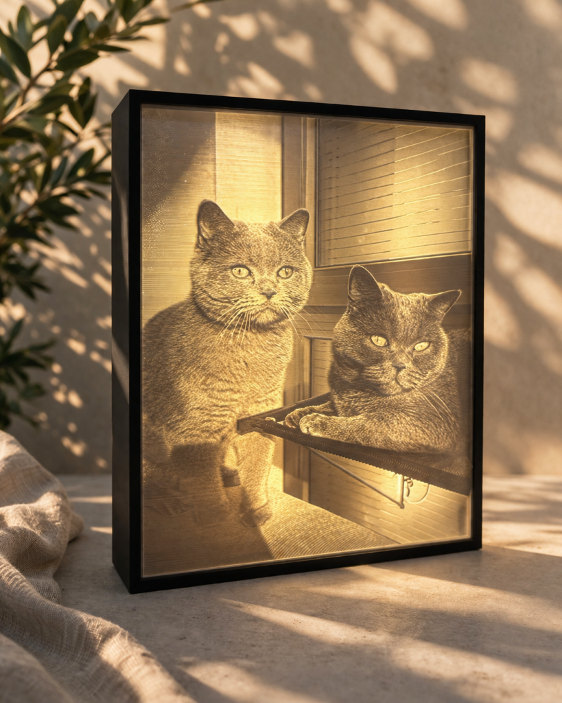 Personalisierte LED Lithophane Bilderbox
