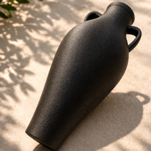 Moderner Deko-Krug – stilvolle Vase für Kunstblumen & Trockenblumen
