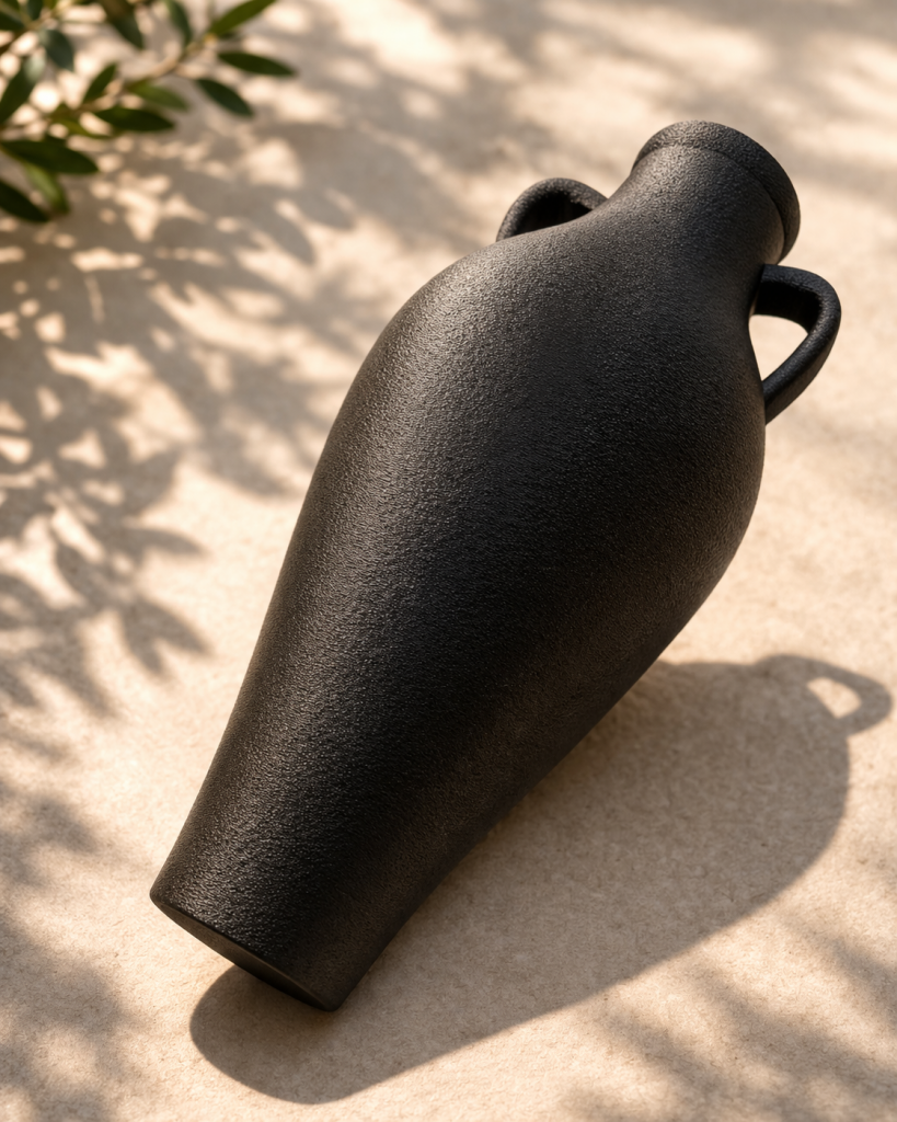 Moderner Deko-Krug – stilvolle Vase für Kunstblumen & Trockenblumen